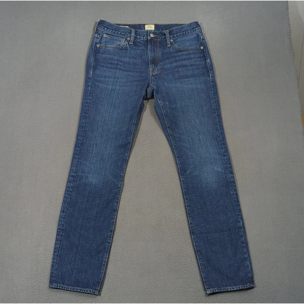 J.Crew Jeans Men's 31x32 Fits 32x30 Blue 484 Slim Fit Denim